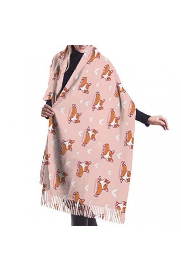 Pancho Femme Chiccokey Dessin Animé Chien Couverture Laine Châle pour Femmes Cachemire Design Pashmina Mode Soirée Foulards M