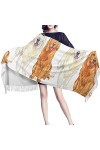 Châlecouverture Polaire pour Chien Retriever Châle en Laine pour Femmes Designer Cachemire Pashmina Mode Mexicain Mariage Soi