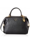 Guess Destiny Satchel, Sac Femme, Noir, Taille Unique