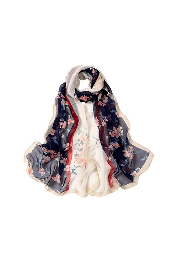 Echarpes Femme Écharpe avec Pom Châle Pashmina Wrap Écharpes Longues Femmes Écharpe Étole Impression Écharpe Écharpes for Che