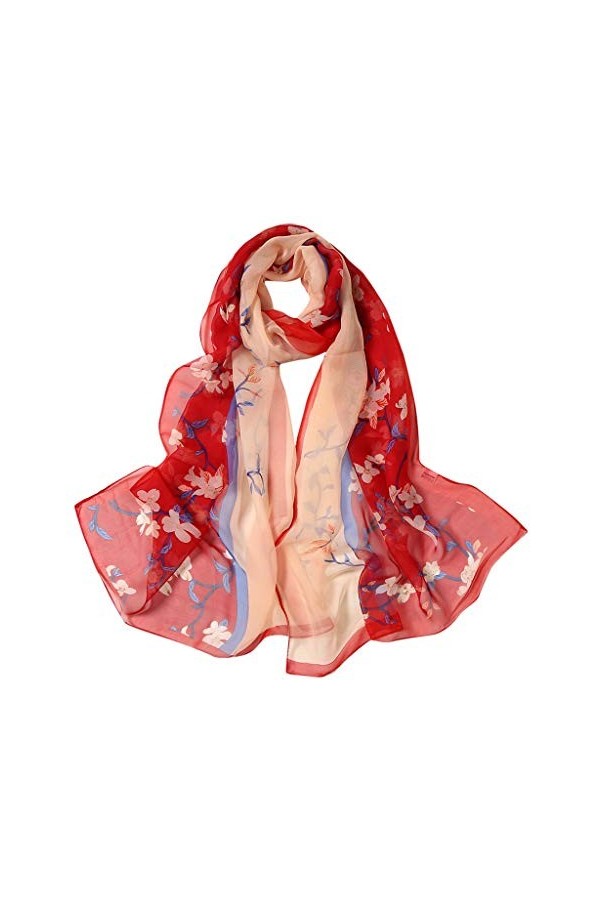 Echarpes Femme Écharpe avec Pom Châle Pashmina Wrap Écharpes Longues Femmes Écharpe Étole Impression Écharpe Écharpes for Che