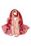 Echarpes Femme Écharpe avec Pom Châle Pashmina Wrap Écharpes Longues Femmes Écharpe Étole Impression Écharpe Écharpes for Che