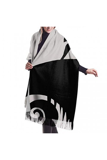FJAUOQ Écharpe Jack Sally & Zero pour femme en cachemire doux Grand châle pashminas 195,6 cm x 68,6 cm, Comme indiqué sur la 