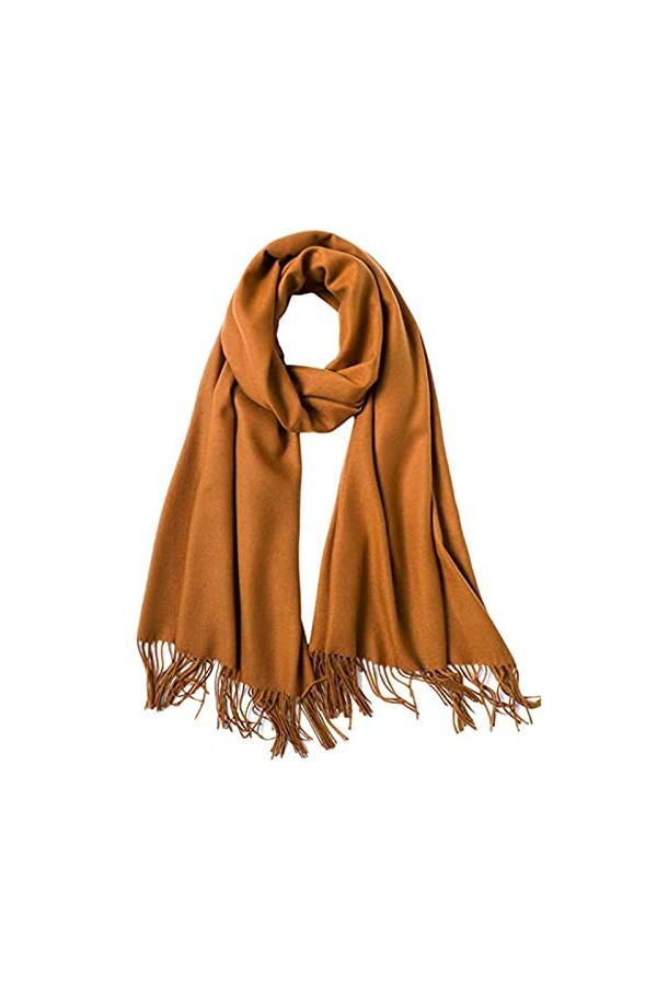 éCharpe Hiver Femme, 1 Pcs ChâLe à Franges, Longue éCharpe Femme, éCharpe Douce Femme pour un Usage Quotidien les FêTes de Ma