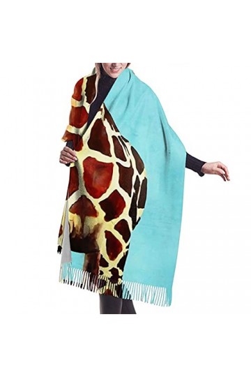 FJAUOQ Écharpe dhiver tendance pour femme - Sensation cachemire - Pashmina - Douce et chaude - Longue écharpe pour femme, Co