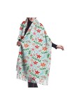 Écharpe de Noël florale tendance élégante pour femme Écharpe à franges Châle chaud, Tournesol., taille unique
