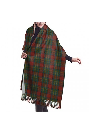 FJAUOQ Écharpe longue et large pour femme Motif tartan écossais 195,6 x 68,6 cm, Clan Oliver Tartan 6, taille unique
