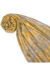 LORENZO CANA Pashmina de 100% viscose pour la femme – écharpe avec les mesures de 70 x 200 cm - une étole attrayante et noble
