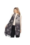 LOVARZI Rose Pashmina pour femme de Joli châle pashmina papillon- Châles de soirée pour femme