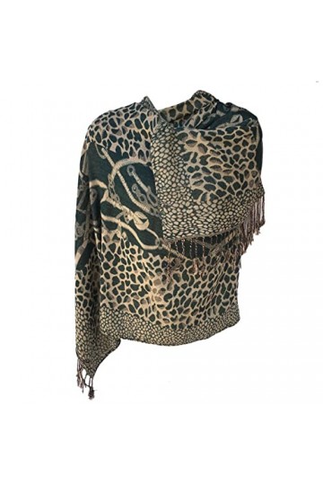 Silver Fever® - Châle en pashmina Femme - multicolore - Large