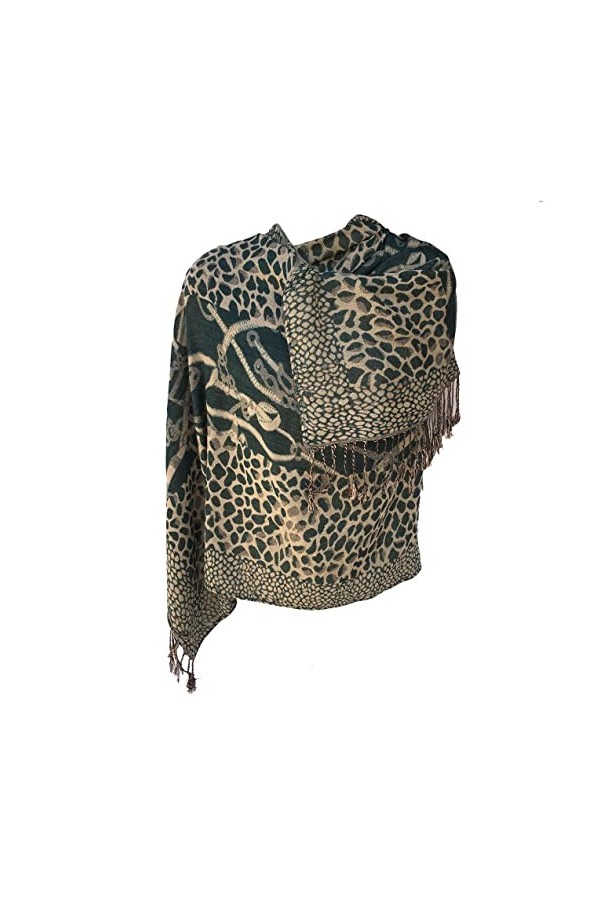 Silver Fever® - Châle en pashmina Femme - multicolore - Large