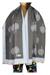 Écharpe dhiver pour femme, motif arbre de vie, châle pashmina réversible doux au toucher, écharpes, couverture, mûrier, gran