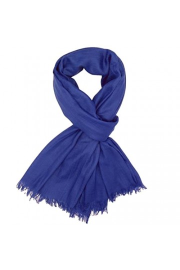 Purple Possum® Pashmina Écharpe légère pour femme Bleu roi, Bleu roi, bleu, bleu foncé, L