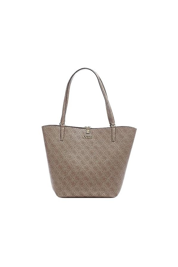 Guess Alby Toggle Tote Latte Logo