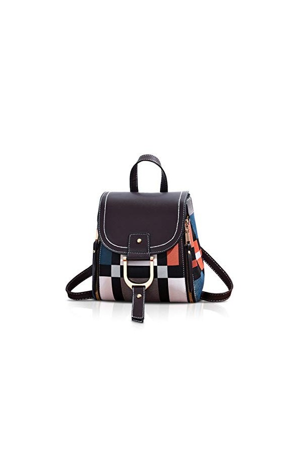 NICOLE&DORIS Sac à dos Femmes Petit sac à dos Sac bandoulière Sacs à main Sac à dos pour dames Cuir Sac à dos Sac dépaule, C