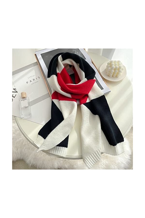 UKKO Foulard Châle Tricoté Longue Écharpe Femme Hiver Chaleur Chaud Pashmina Châle Enveloppe Étroite Cachemire Épaisses Échar