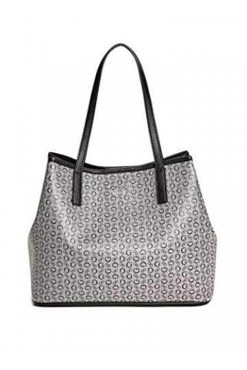 Guess Factory Pritchett Sac fourre-tout avec logo, multicolore Imprimé floral noir. , Taille unique