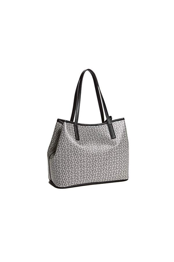 Guess Factory Pritchett Sac fourre-tout avec logo, multicolore Imprimé floral noir. , Taille unique