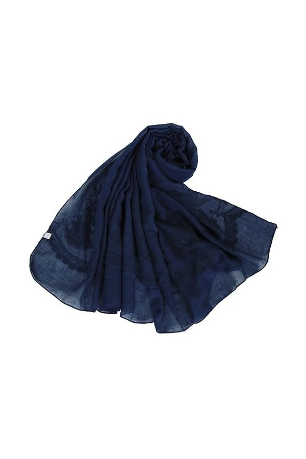 Écharpe Châle En Viscose Florale À La Mode Pour Femmes Hijabs Pashmina Chauds Et Écharpes Musulmanes