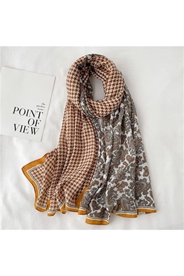 JIAQUAN-SHOP Écharpes Hiver Chaleur de Coton écharpe Foulard Femmes châles Pashmina Dame écharpes Automne Wraps Foulard Colo