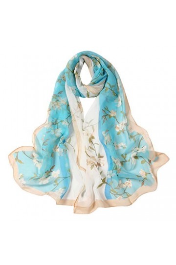 Cusstally Écharpes for Femmes Écharpe avec Pom Châle Pashmina Wrap Écharpes Longues Femmes Écharpe Étole Impression Écharpe É