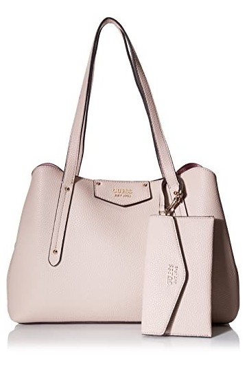 GUESS Eco Brenton, Sac Femme, Almond, Taille Unique