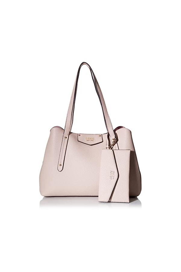 GUESS Eco Brenton, Sac Femme, Almond, Taille Unique