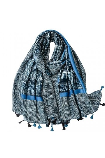 Hiver Mode Contraste Plaid Gland Viscose Châle Écharpe Pashmina Étole Musulman Hijab