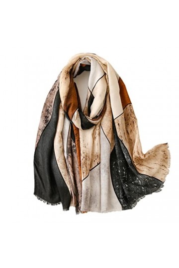 Mode Ombre Plaid Fringe Viscose Châle Écharpe Lady Wrap Pashmina Étole Musulman Hijab Snood