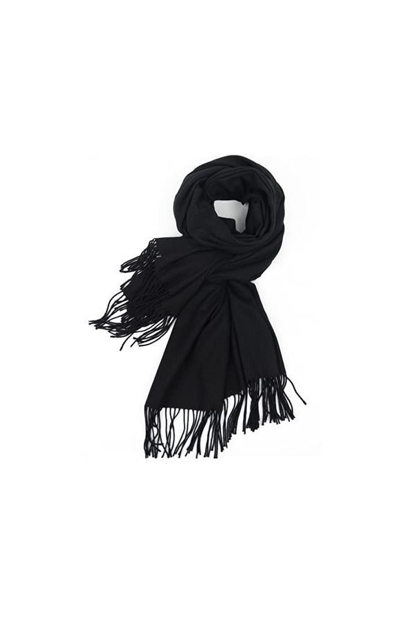 ZLLY Hiver Chaud Écharpe, Pashmina Châle Wrap, Écharpe Pashmina Châle Etole pour Femme Hiver Cachemire Grande Réversible Écha
