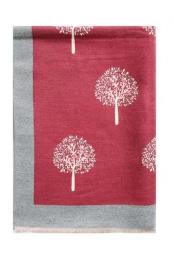 Écharpe dhiver pour femme, motif arbre de vie, châle pashmina réversible doux au toucher, écharpes, couverture, mûrier, gran