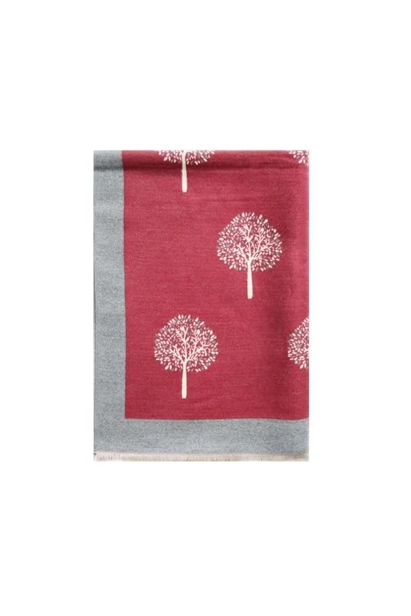Écharpe dhiver pour femme, motif arbre de vie, châle pashmina réversible doux au toucher, écharpes, couverture, mûrier, gran