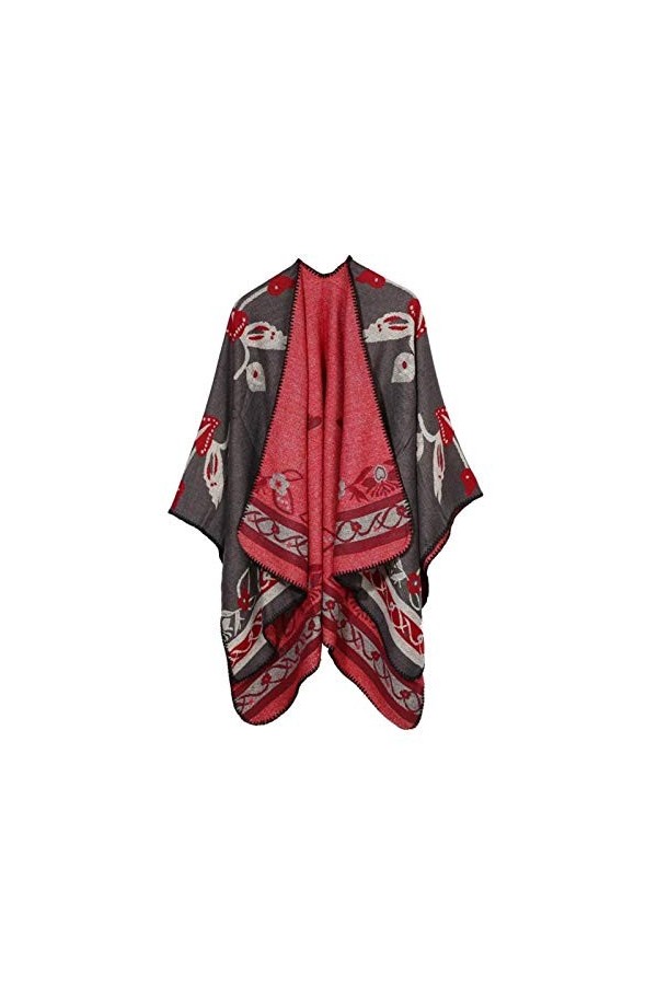 WJCRYPD Automne Et Hiver Nouveau Style De La Rue Dames De La Mode Tout-Match Cachemires De Pashmina for Les Femmes Châle QF S