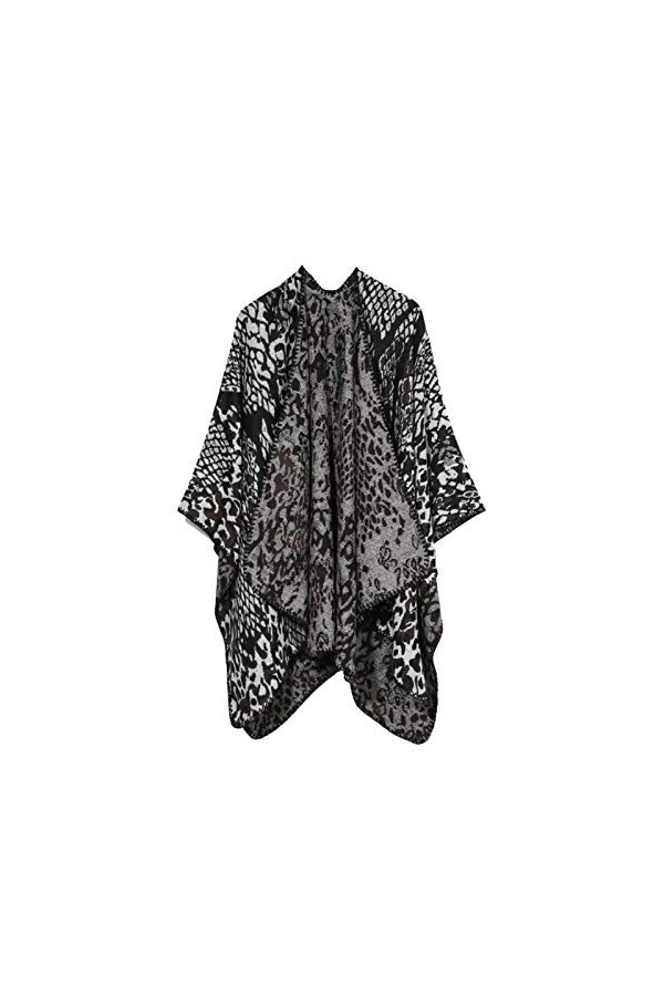 WJCRYPD Automne Et en Hiver La Mode Tout-Match De Dames dimpression Leopard Châle Chaud Cachemires De Pashmina for Les Femme