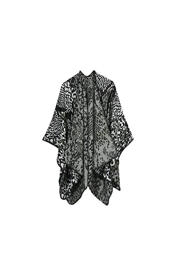 WJCRYPD Automne Et en Hiver La Mode Tout-Match De Dames dimpression Leopard Châle Chaud Cachemires De Pashmina for Les Femme