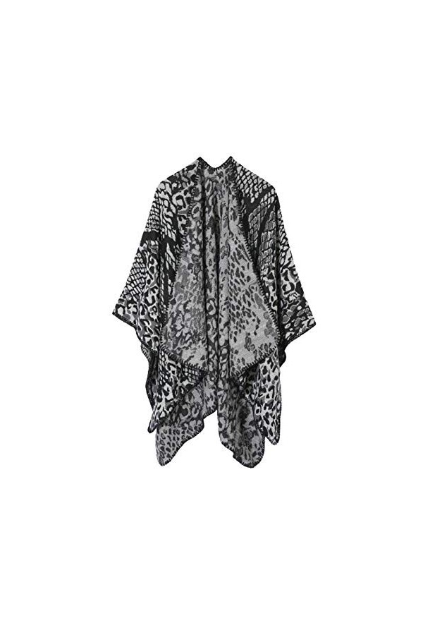 WJCRYPD Automne Et en Hiver La Mode Tout-Match De Dames dimpression Leopard Châle Chaud Cachemires De Pashmina for Les Femme