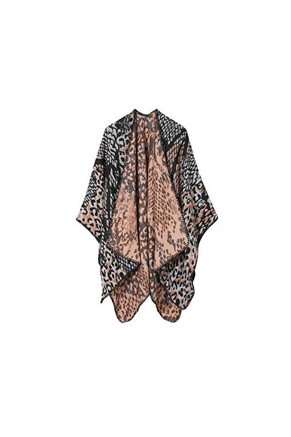 WJCRYPD Automne Et en Hiver La Mode Tout-Match De Dames dimpression Leopard Châle Chaud Cachemires De Pashmina for Les Femme