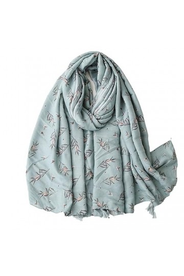 Femmes Mode Impression Viscose Printemps Hiver Châles Chauds Musulman Hijab Pashmina Foulard