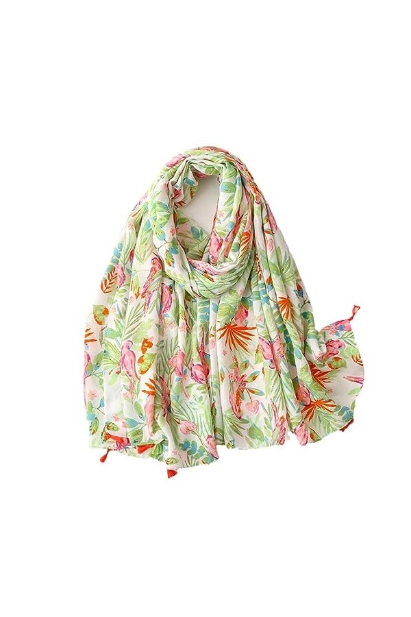 Femmes Mode Impression Viscose Printemps Hiver Châles Chauds Musulman Hijab Pashmina Foulard