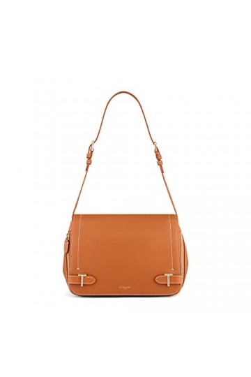 Le Tanneur, sac bandoulière, besace, en cuir grainé, simone, grand compartiment, double porté, grande bandoulière ajustable, 