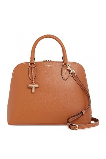 Le Tanneur, sac à main moyen modèle, sac bandoulière, en cuir grainé, gisèle, femme, porté main, épaule, croisé, bandoulière 