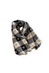Écharpe DHiver Femme Heart Check Cashmere Scarpe Hiver Écharpe Chaude Et Châle À Franges Longs Couverture Pashmina À La Mode