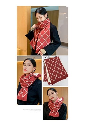 Femme Hiver Long Grande Echarpes,Femmes Pashmina Sensation Écharpes Écharpes Thermiques Douces Et Épaisses Double Face Flip R