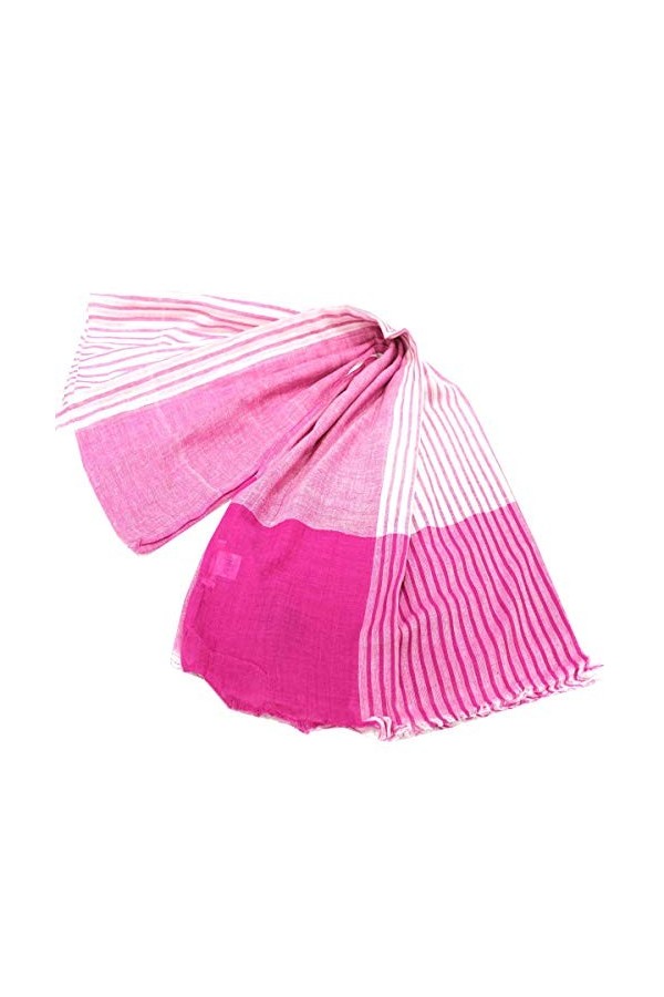 Charro 9033 9033 Écharpe unisexe pour homme et femme, 100 % coton pashmina débrisé, 200 x 100 cm