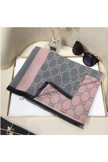 Écharpe pour femme - Pour lautomne et lhiver - Double usage - Cc, Rose CC.