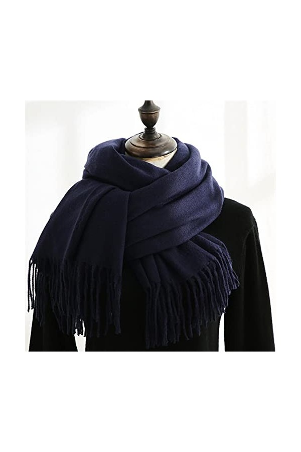 UKKO écharpe Écharpe dhiver De LAutomne Massif pour Femmes Châle en Cachemire À LImitation Chaleureuse Polyvalente