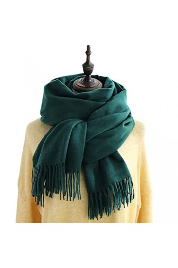 UKKO écharpe Écharpe dhiver De LAutomne Massif pour Femmes Châle en Cachemire À LImitation Chaleureuse Polyvalente