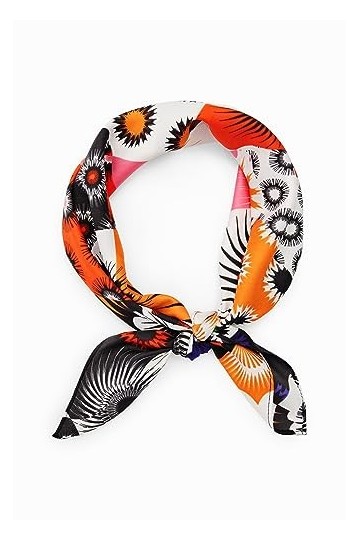 Desigual Pashmina Femme galactique carré - 23wawa15 unique violet, aubergine, Taille unique