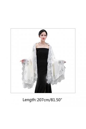 Châle dhiver chaud et doux pour femme - Pashmina - taille