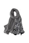 hkwshop châle Femme Hiver Chaleur de Coton écharpe Foulard Femmes châles Pashmina Dame écharpes Automne Wraps Chale Femme Hiv